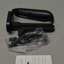 Electric Milk Frother Handheld: Rechargeable 3 in 1 - LED Digital Display with 3 Speeds Portable Stainless Steel Drink Foam Mixer - Charcoal Black