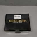 66ft Icicle Lights for Outside - 640 LED Christmas Lights Outdoor with 120 Drops 8 Modes, Plug in Twinkle Light Outside for Holiday Wedding Party Tree Room Indoor Thanksgiving Decoration, Warm White