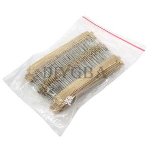 20 Pcs=43values*20 Pcs Carbon Film Resistor Kit 1/4W 5% Resistors Assorted Kit Resistance 1R-1M Ohm 0.25W Resistor Pack Replacement for OEM New 2026 High for Reliable Electronic Component