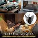 Coffee Bar Decor Faux Books with Hidden Storage - Themed Coffee Bar Sign and Decor Accent - Set of 2 with Gold Foil Lettering and Smoke Design