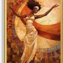 Art Shoppe Framed Print Wall Art, Vintage Wall Dcor for Living Room, Bedroom, Office, High-Resolution Image on Premium Art Paper, 3/4" Frame with Plexiglass Front, Ready to Hang, 17"x21"