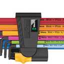 Wera 05022640001 950/9 Hex-Plus Multicolour Imperial 2 L-Key Set, Imperial, BlackLaser, 9 Pieces