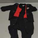A&J DESIGN Baby Boy Tuxedo Gentleman Footie One-piece Romper with Bow Tie Newborn-9 Months