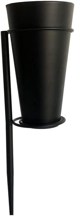 Metal Grave Vase, Flower Holder in the Ground, Cemetery Vase, Grave Decoration, with Flower Foam