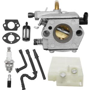 Anxingo Carburetor Kit Replacement for Walbro Stihl Carb 024 026 MS240 MS260 024AV 024S Wood Boss WT-194 Chainsaw