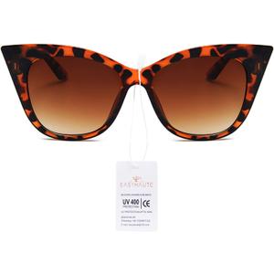 EASYHAUTE Cat Eye Sunglasses for Women Retro Cateye Frame - Vintage 90s UV400 Protection Sunnies, Chic Shades for Small Face