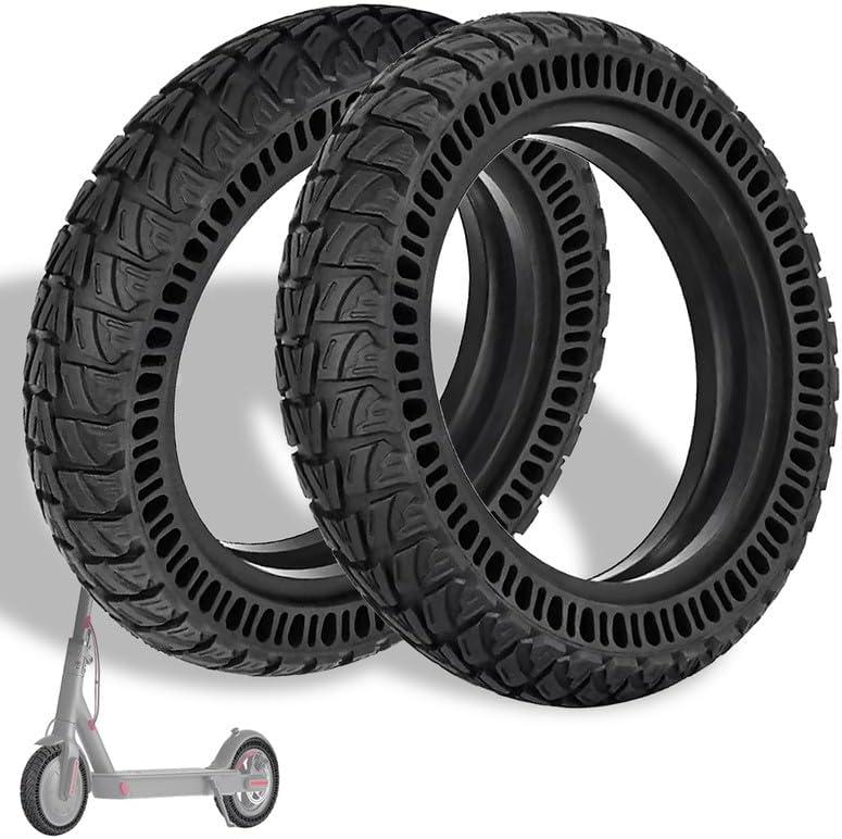 50/75-6.1 Off-road Tire, Upgraded Size 9x2.25 Solid Tire Replacement for All 8.5x2.0 inch Original Tires, Fit for VOLPAM SP06, Hover 1 Journey, Gotrax GXL V2 Electirc Scooter Tyre