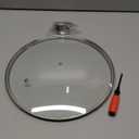 11 In Glass Lid for Frying Pan, Tempered Replacement Cover Compatible with All 11" Cookware for Skillets, Round Cast Iron, Cast Aluminium, Stainless Steel Pans &Pots, 10.8in/ 276mm - 11.2in/292mm