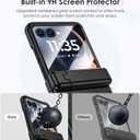 Maxdara for Motorola Razr 2025/2024 Magnetic Case, with [Hidden Kickstand] [Compatible with MagSafe] [Built-in Screen Protector] [Hinge Protection] Cover for Moto Razr 2025/2024, Black