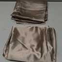 BLISSFORD Satin Pillowcase with Zipper, for Hair and Skin Care, Feels Soft and Cool Like a Silk Pillowcase, Satin Pillow Cases 2 Pack, Slik Pillow Cover, Pewter, Standard Size -Set of 2