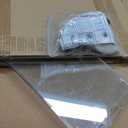 Floating Shelves for Bathroom, Acrylic Wall Organizer for Perfume, Makeup, Figures, Nail Polish, Photo, Book, 14" Decor Display Rack for Nursery, Living Room, Bedroom, Kitchen, Clear, 4 Pack