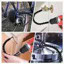 2 x 6 Pack Flexible Drill Bit Extension, 11.6 inch Superbit Screwdriver Flexible, Bendable Flexible Drill Bit Extension, Super Bit Flexible Shaft Extension Bits