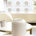 SmartDevil 1.2L Cool Mist Humidifier, Top Fill Ultrasonic Smart Air Humidifier with Essential Oils, Timing, Auto Shut Off for Home Babies Plants