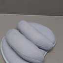 Baby 2 in 1 Travel Cushion, Banana Shape Baby Neck Head Support Travel Pillow Stroller Insert Cushion for Kids, Toddler, Blue