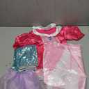 EULRGAUS Princess Dress Up, Dress Up Clothes for Girls 3-6, Cosplay Princess Costume Gift Set with Princess Dresses and Princess Toys, Pretend Play Toddler Girl Toys, Halloween Christmas Birthday Gift