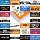 24 Designs Office Party Photo Booth Props Double Sided 11x5.5 Inch Photo Booth Props Corporate Party Water Proof Funny Adult Work for Office Work Celebration Activity Team Parties Gatherings (Colorful)