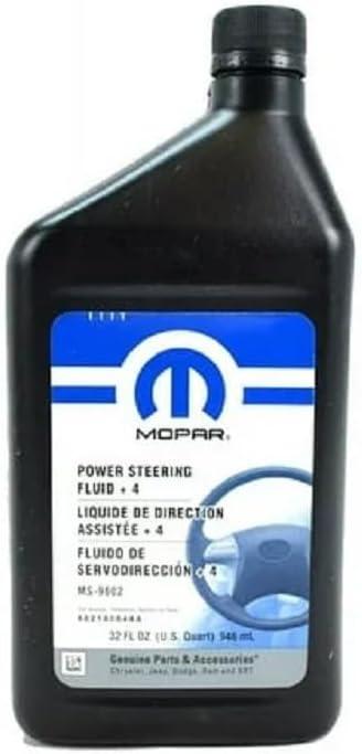 Mopar Power Steering Fluid +4 MS9602-68218064AC, 32 Fl.oz, Oil