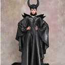 CosplayDiy Women's Costumes of Evil Mistress Villain costume Witch Queen Dress (S)