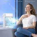 Portable Air Conditioners, 3 Speeds, 3 Mist Settings, 40oz XL Water Tank, 2~8h Timer & 7-color Ambient Lights, Air Conditioner Portable, Personal Small Mini Air Conditioner Air Cooler for Room Bedroom