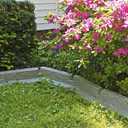 Emsco Group 2032HD Bedrocks Trim-Free Gray, 20 Feet Natural Stacked Slate Design Garden Lawn Edging