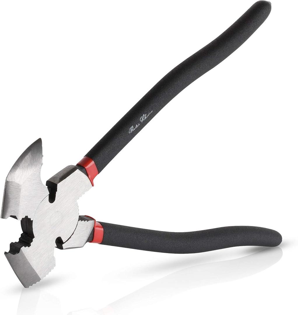 Bates- Fencing Pliers, 10.8 Inch, Multi Tool Fence Pliers, Fence Tools, Barbed Wire Fence Tools, Fencing Tools, Fence Cutter, Nail Puller Pliers, Staple Puller, Cutting Pliers