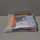 4 Pieces Toddler Bedding Set for Boys Girls Black Toddler Bed Set - Ultra Soft Cartoon Space Orange Dinosaur Toddler Bed in a Bag - 1 Toddler Comforter Set 1 Fitted Sheet 1 Flat Sheet 1 Pillowcase