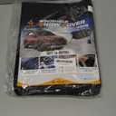 EcoNour Windshield Cover for Ice and Snow - Universal Fit for Car, SUV, Truck, Heavy Duty 600D Oxford Fabric Frost Protector for Ice & Sleet, Includes Anti-Theft Straps, Medium (69"x42")