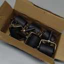 6PCS Steel Stem Plastic Bed Frame Feet to Replace Wheels. Sturdy and Protect Floor. Replacement Bed Feet with Plastic Inserts