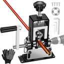 Manual Wire Stripping Machine, 2 IN 1 Drill-Powered/Hand Crank Wire Peeler Machine, For 0.06"-1"(1.5~25 mm) Scrap Copper, Wire Stripping Tool for DIY Cable Copper Recycling(Black)