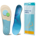 ZOVE Plantar Fasciitis Insoles for Unisex Extra Wide Width Shoe Insoles Arch Support Orthopedic Shoes Damping Apply Work and Sneakers 8833 Blue 38-39