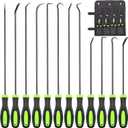 Doaho 12PCS Automotive Hook and Pick Tool Set,Long & Mini Precision Puller Remover Tool Kit for Auto O-Ring,Seal & Gasket Removal,Mechanic Professional Tools,Car Repair Essentials