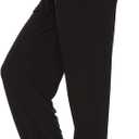 DIBAOLONG Womens Yoga Pants Wide Leg Comfy Drawstring Loose Straight Lounge Running Workout Legging (3X-Large, Black)