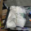 Pinch Pleated 108 Inches Long Linen Drapes for Living Room, Tall Privacy Natural Beige Cream 9 ft Curtains Flax Pleat Curtain Back Tab Neutral Ceiling Floor 108 Inch Bedroom  1 panel