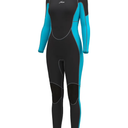 Hevto Women Wetsuit 3/2mm Neoprene Wet Suit Keep Warm in Cold Water for Surfing Swimming Diving blue Size 10