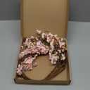 Uieke Silk Cherry Blossom Branches, 40.5in Artificial Cherry Blossom Flowers Long Stems Fake Flowers Vase Arrangements for Wedding Home Japanese Decor, Set of 3, Pink