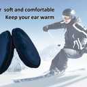 3 x HIG Ear Warmer Unisex Classic Fleece Earmuffs Winter Accessory Outdoor Earmuffs (Blue)