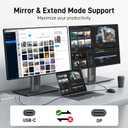 Acer USB C to DisplayPort Cable 6.6 FT (4K@60HZ 2K@165Hz), Type-C to DisplayPort Cord (Sturdy Aluminum, Plug & Play) Thunderbolt 3/4/5 Compatible with MacBook Pro/Air, iPhone 16 Pro/Max, XPS, Surface