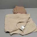 Yoofoss Hooded Baby Towels for Newborn 2 Pack 100% Muslin Organic Cotton Baby Bath Towel with Hood for Babies, Infant, Toddler and Kids, 32x32Inch, Soft and Absorbent Newborn Essential, Beige&Coffee