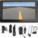 Brilluxa Multimedia Player, Car Stereo Receiver Touchscreen GPS Navigation, Bluetooth Audio Head Unit for Cars Trucks