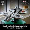 LEGO Marvel S.H.I.E.L.D. Helicarrier - Collectible Building Set for Adults, Ages 18+ - Marvel Bedroom or Home Office Decor - Includes 6 Minifigures - Gift for Men & Women - 76354
