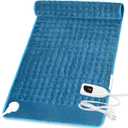 Deepsoon Heating Pad,Electric Heating Pads for Back,Neck,Abdomen,Moist Heating Pad for Shoulder,Knee,Arms,Legs,Dry/Moist Heat & Auto Shut Off,Christmas Gifts for Men and Women,Blue,40x20 Inch
