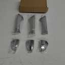 Dreamseek Set of 6, 3 Door Handle Cover for Honda Accord 2008 2009 2010 2011 2012 Chrome Molding Trim