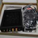 Bluetooth 5.3 Stereo Amplifier, 300W x 2, 2 Channel TPA3255 Class D Mini Amplifier, Bass/Treble/Volume Control for Passive Speakers/Indoor/Outdoor/Bookshelf Speaker/Home Audio/Subwoofer Desktop