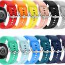 22mm Smart Watch Bands Compatible with Samsung Galaxy Watch 3 45mm Band/Galaxy Watch 46mm/Gear S3 Frontier/Classic Men Women, Soft Silicone Wristband Sport Strap(Not for Galaxy Watch 4 Classic 46mm)