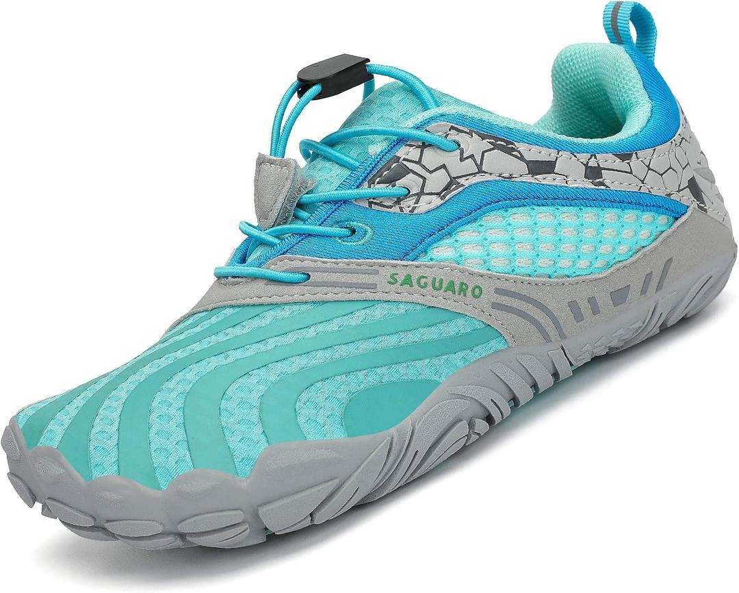 SAGUARO Kids' Barefoot Shoes Boys Girls Quick Dry Aqua Athletic Sneakers Lightweight Sport Footwear Toddler Water Shoes
