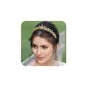 SWEETV Gold Tiara Crown for Women,Princess Tiaras for Girls,Crystal Retro Hair Accessories for Wedding Birthday Prom Pageant Quinceanera