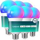 Linkind Smart Light Bulbs, 1600LM (100W Equivalent) Smart Bulb, Compatible with Alexa, RGBTW Color Changing Bulb Music Sync, 2.4GHz Wi-Fi & Bluetooth, LED Alexa Light Bulbs 14W, A21 E26, 6Pack