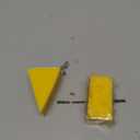 LUOZZY 2 Pcs Resin Cheese Mousse Cake Fake Cheese Model for Food Display Photo Props for Halloween Kitchen Decorations