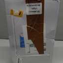 Refrigerator Water Dispenser 1.1 Gallon Bottle with Spigot - BPA Free Plastic Slim Water Jug with Spout Leak Proof | Refillable Fridge Water Container, Convenient Handles (Clear)