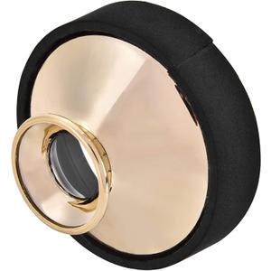 Tbest Alto Saxophone Mute Silencer Lade Lightweight Plastic Sax Mute Saxophone Silencer Alto Saxophone Mute Sax Dampener Silencer Accessory (Gold)